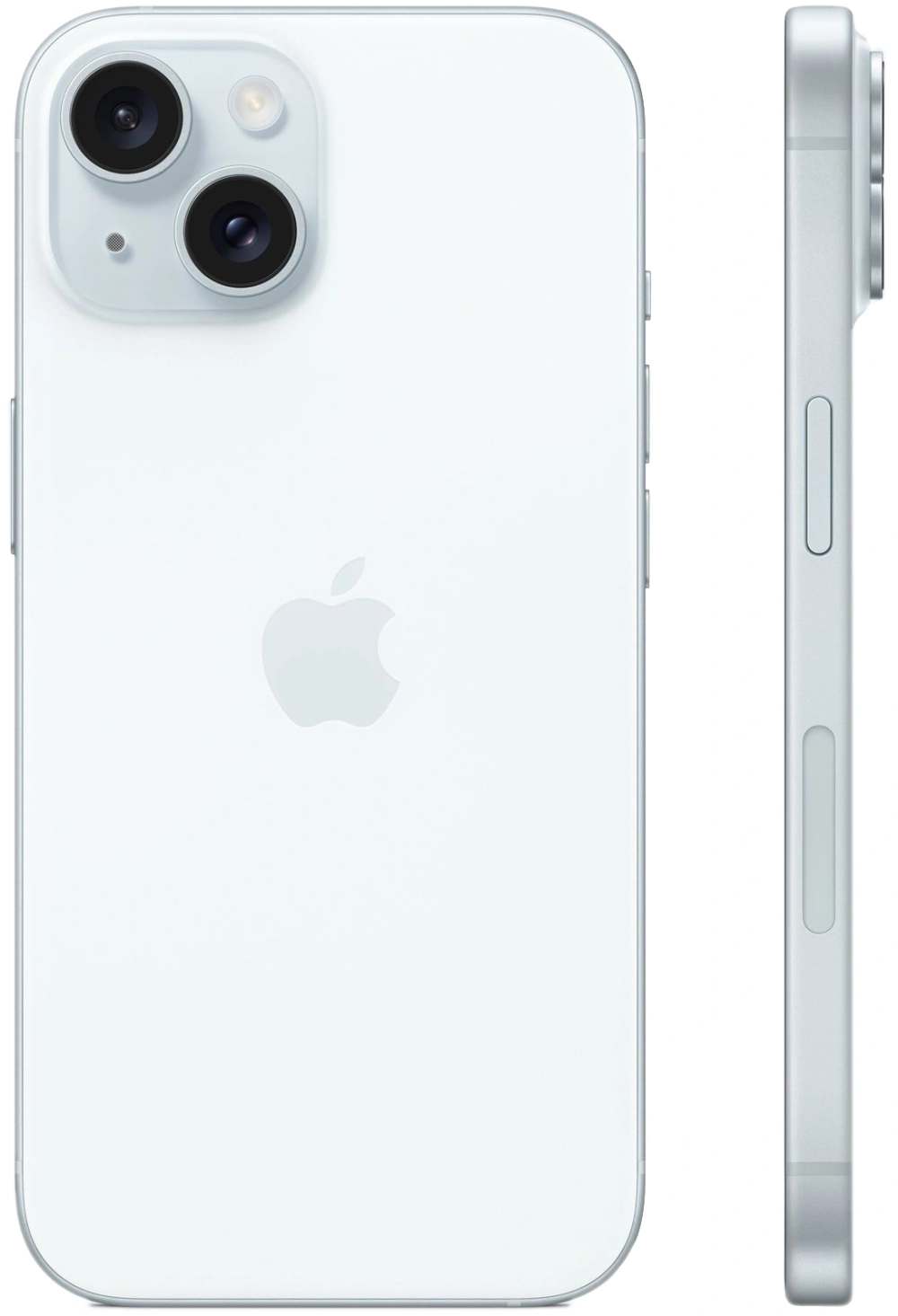 Смартфон Apple A3090 iPhone 15 256Gb голубой моноблок 3G 4G 1Sim 6.1" 1179x2556 iOS 17 48Mpix 802.11 a/b/g/n/ac/ax NFC GPS GSM900/1800 Protect