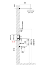 Timo   Selene   Душевая система встроенная   SX-3069/00SM (1013) хром