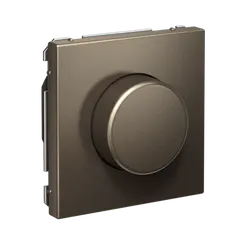 Светорегулятор поворотно-нажимной, LED, RC, 400 Вт Systeme Electric ArtGallery Мокко GAL000623