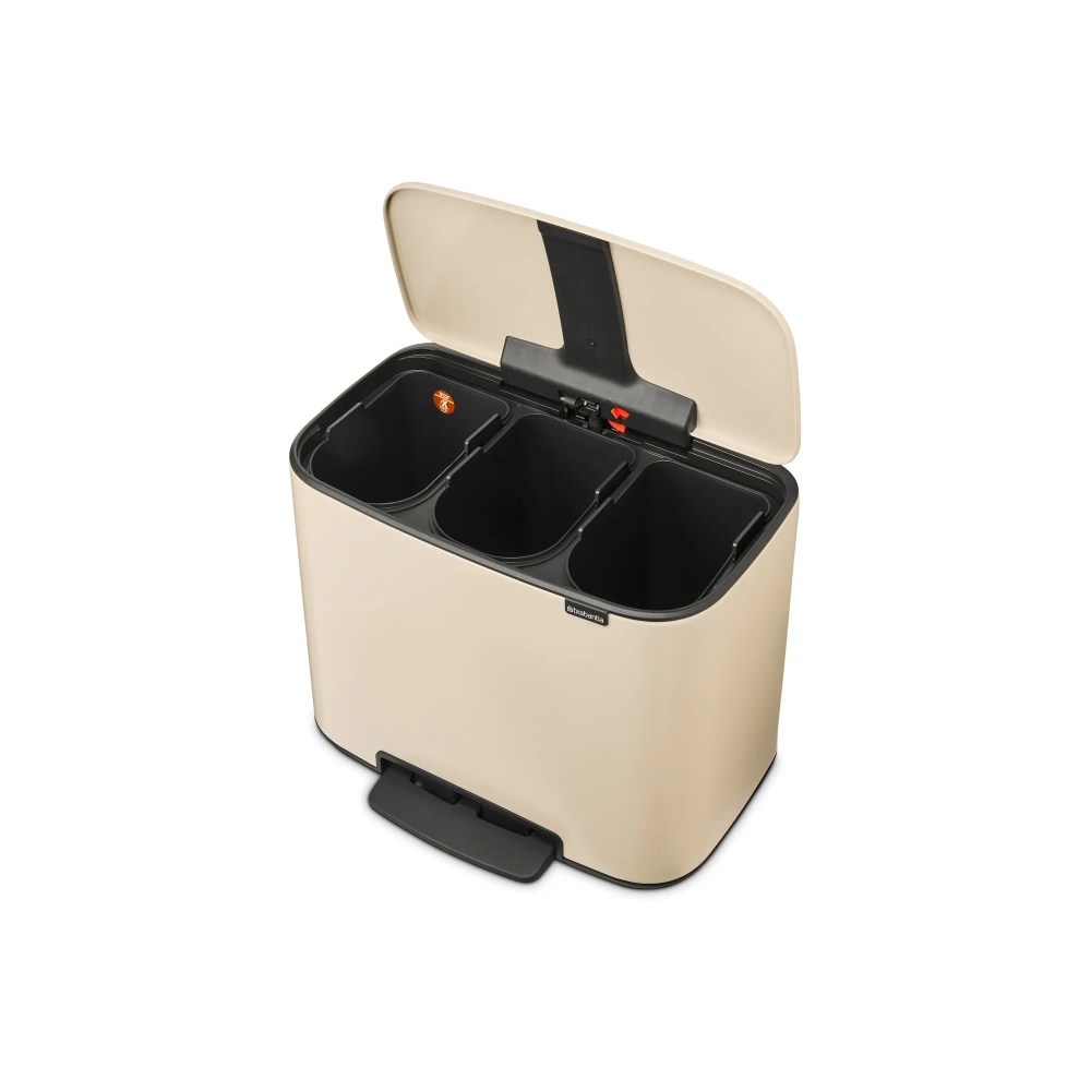 Brabantia Контейнер для сортировки Bo 3х11л Soft Beige 202346