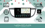 Магнитола для Honda CR-V 4 2012-2016 (большая рамка 10) - Vaycar VA20-0469-2K на Android 13, Быстрая, 2K QLED, CarPlay,4G SIM-слот