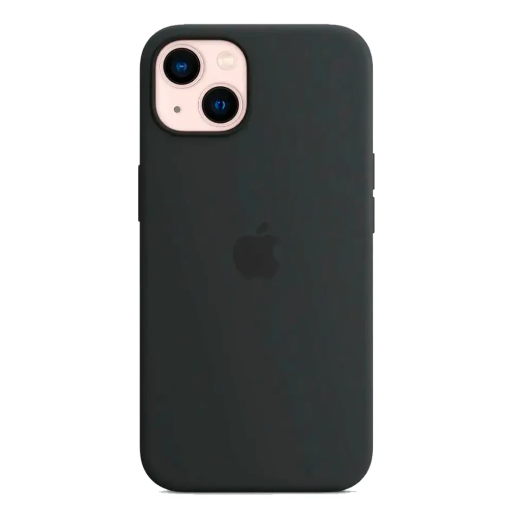 Силиконовый чехол с поддержкой MagSafe Apple Silicone Case для iPhone 13 mini, Midnight (Темная ночь)