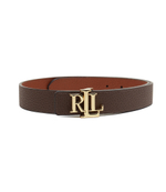 Двухсторонний кожаный ремень LAUREN RALPH LAUREN - коричневый(412912039)