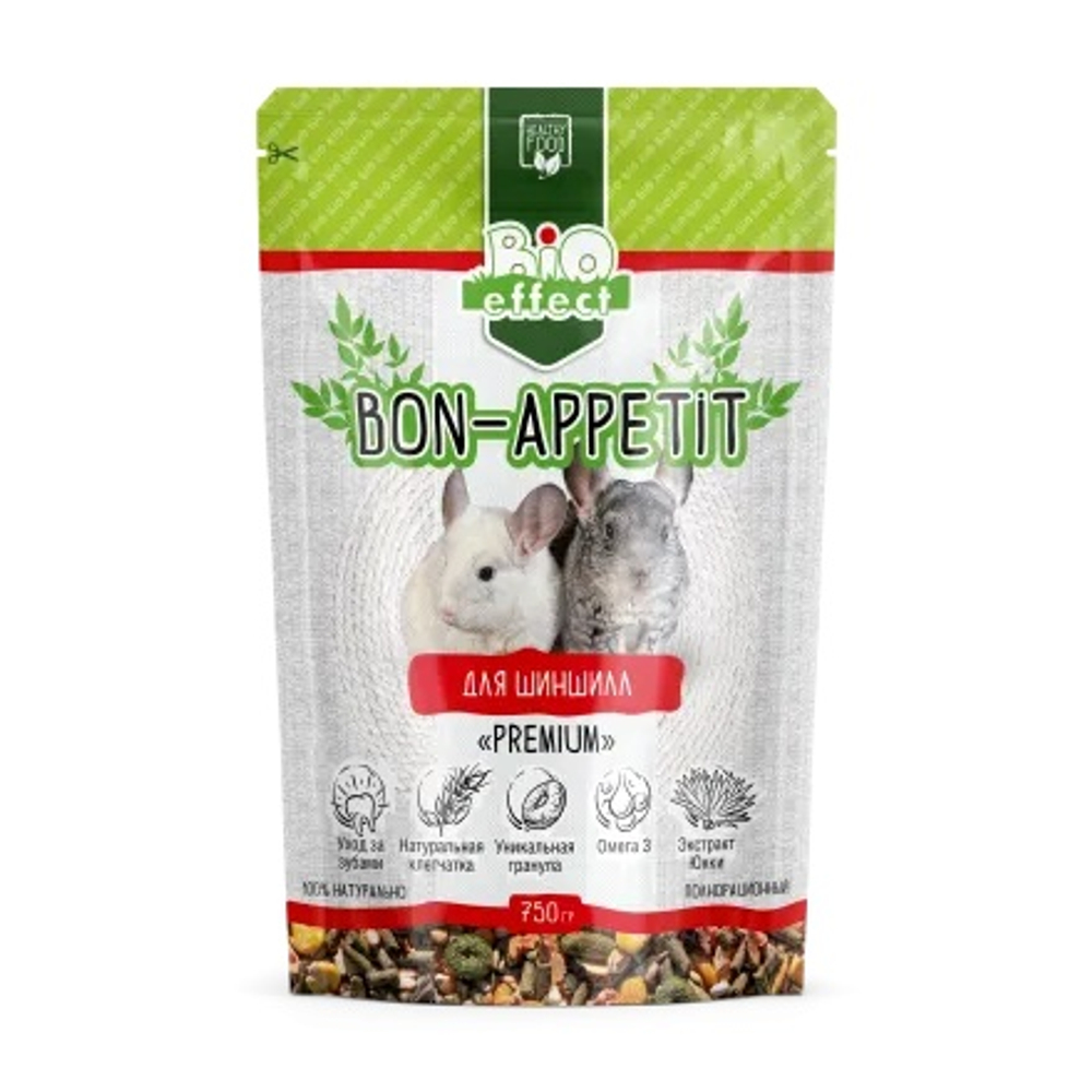 Bio Effect Bon-appetit Premium корм для шиншилл 750 г