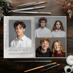 PSD-Шаблон фотокниги "White Grunge"