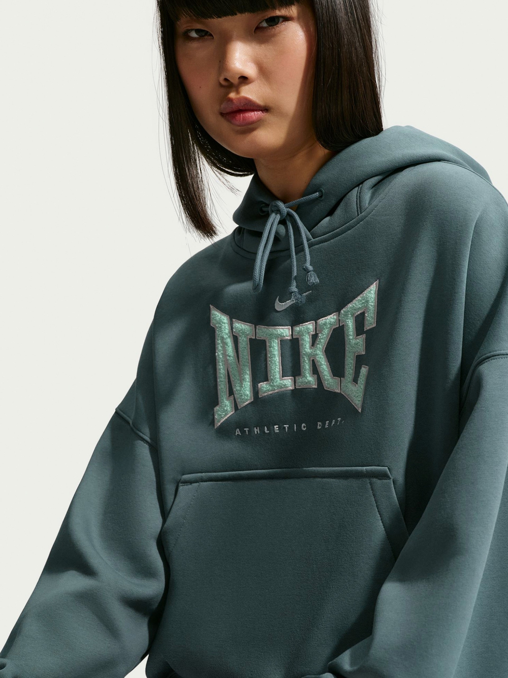 Толстовка женская NIKE W NK PHX FLC OS PO HOODIE GX1