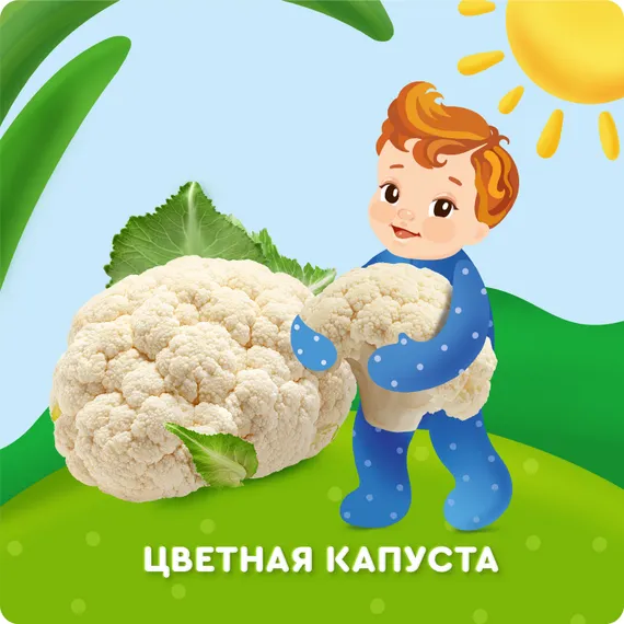 Пюре Агуша Цветная капуста с 4 мес 80 г