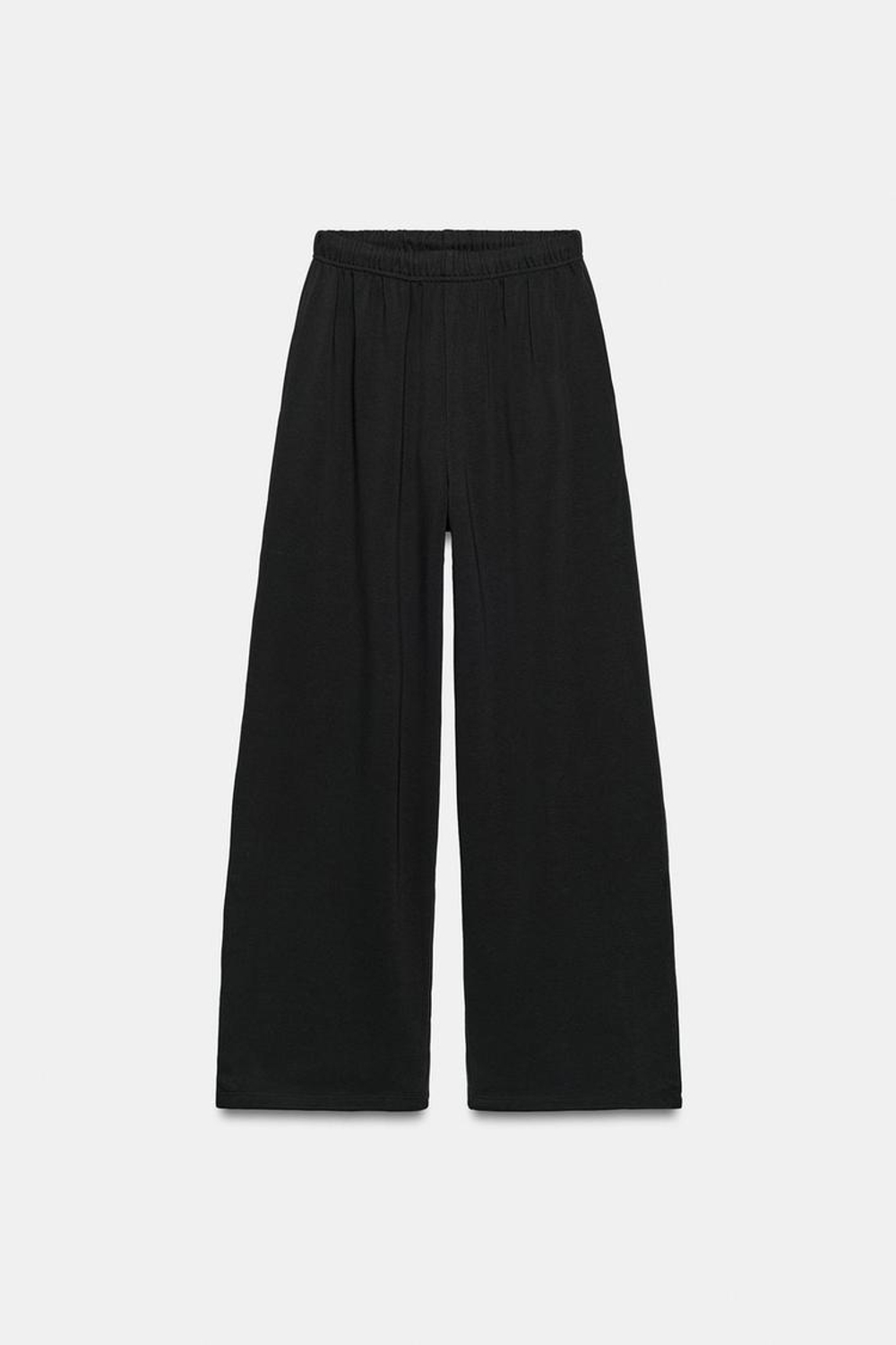 ZARA БРЮКИ-ДЖОГГЕРЫ СВОБОДНОГО КРОЯ, ЧЕРНЫЙ