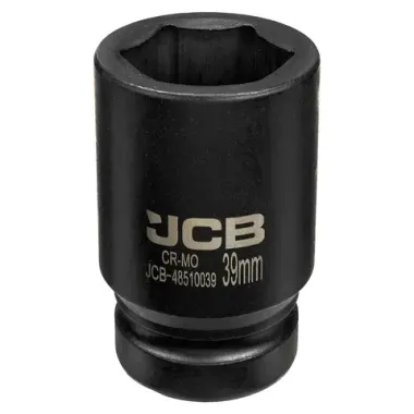 Головка ударная глубокая 1''6гр 39мм JCB JCB-48510039