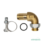 Фитинг всасывающий "GOLD" 1"X T.32 (40-43) угловой 90° 15510000323