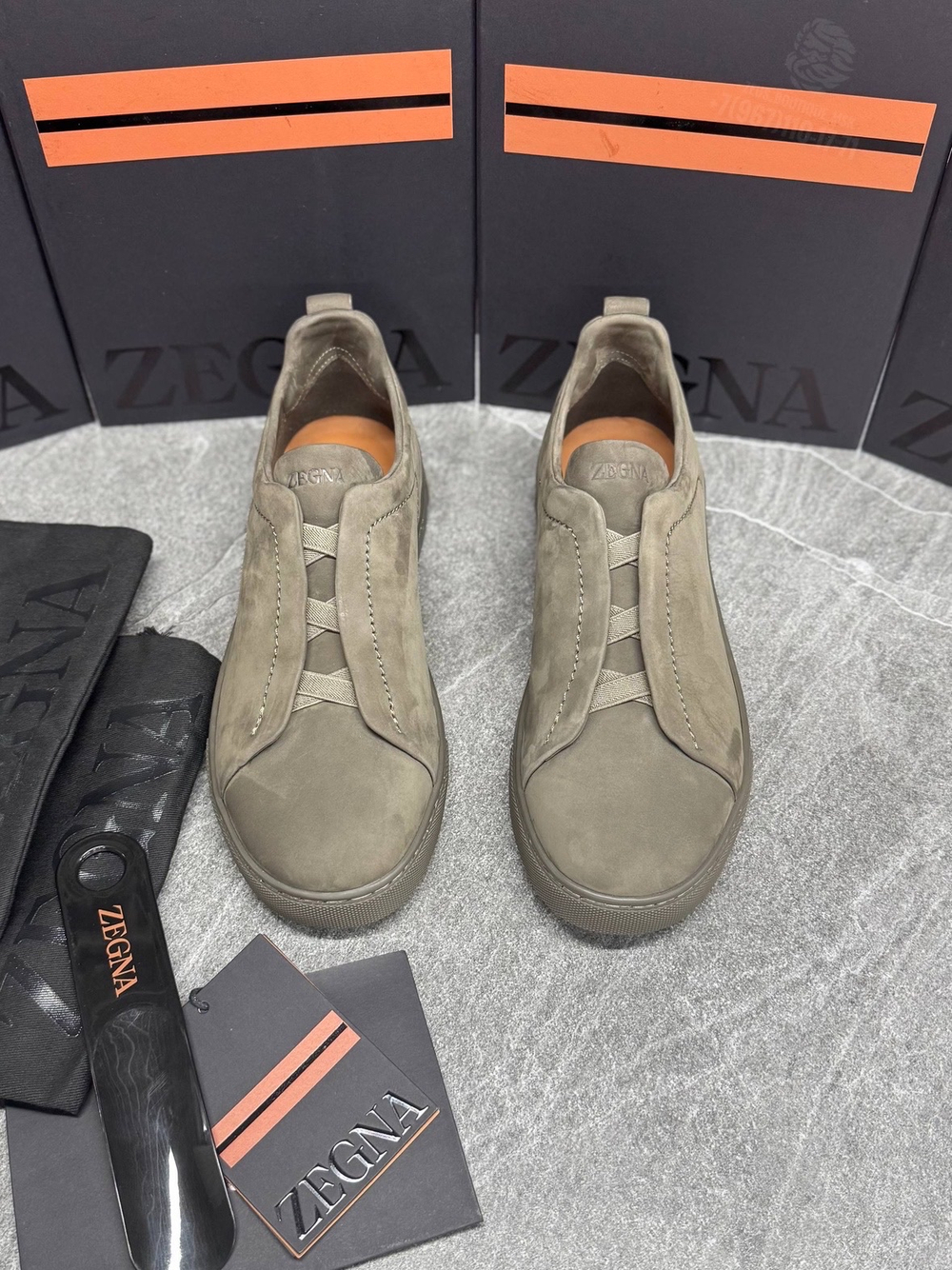 Кеды Zegna Triple Stitch
