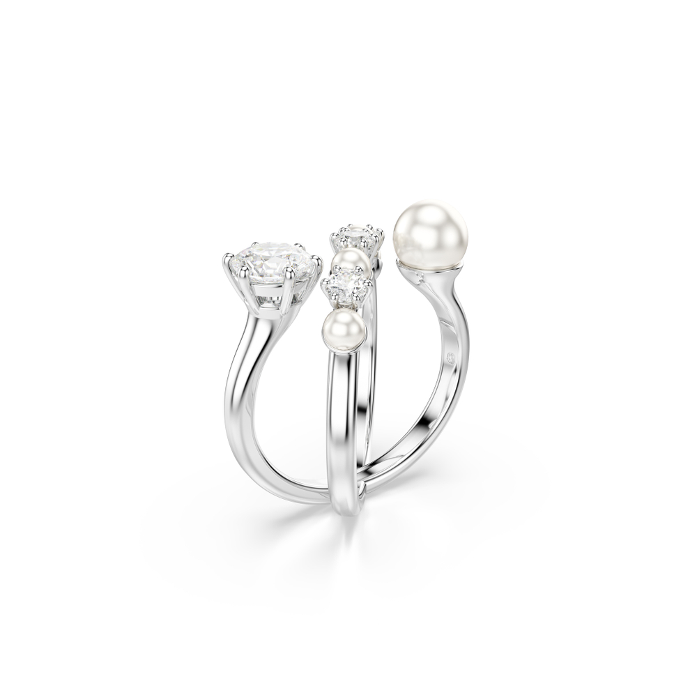 MATRIX:RING PEARL OPEN WHITE/RHS 58