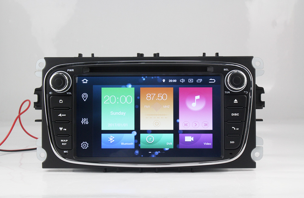 Установочный комплект для FORD Focus II, Mondeo, S-MAX, Galaxy, Tourneo/Transit Connect черный  KUBERG MKD-7028B-P30
