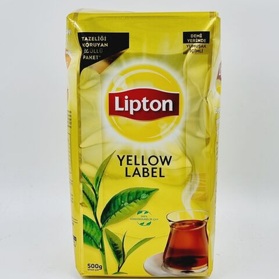 Lipton Yellow Label чай черный листовой 500 г (Турция)