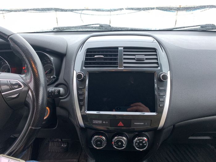 Магнитола для Mitsubishi ASX 2010-2016, Peugeot 4008, Citroen C4 Aircross (рамка с крутилками и кнопками) - Teyes CC4L монитор 9" IPS, Android 14, Быстрая, Snapdragon 662, CarPlay, 4G SIM-слот