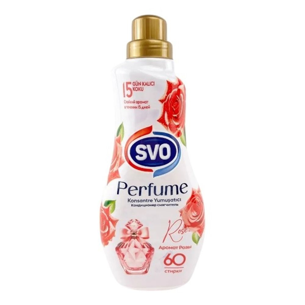 Кондиц. смягчитель Svo 60 стирок Perfume Аромат Розы 1440Мл