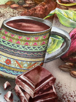 Кухонное полотенце 52х72см Servalli Cacao какао