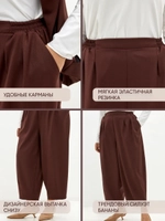 Брюки бананы классические