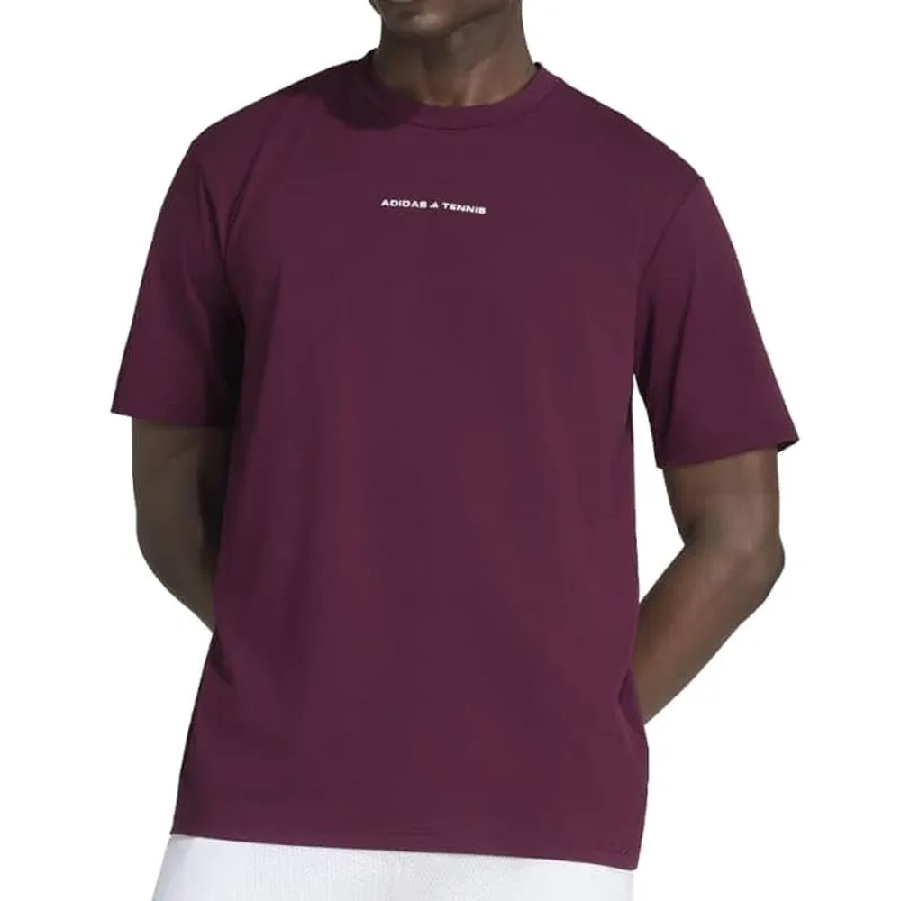 Теннисная футболка Adidas Tennis - maroon