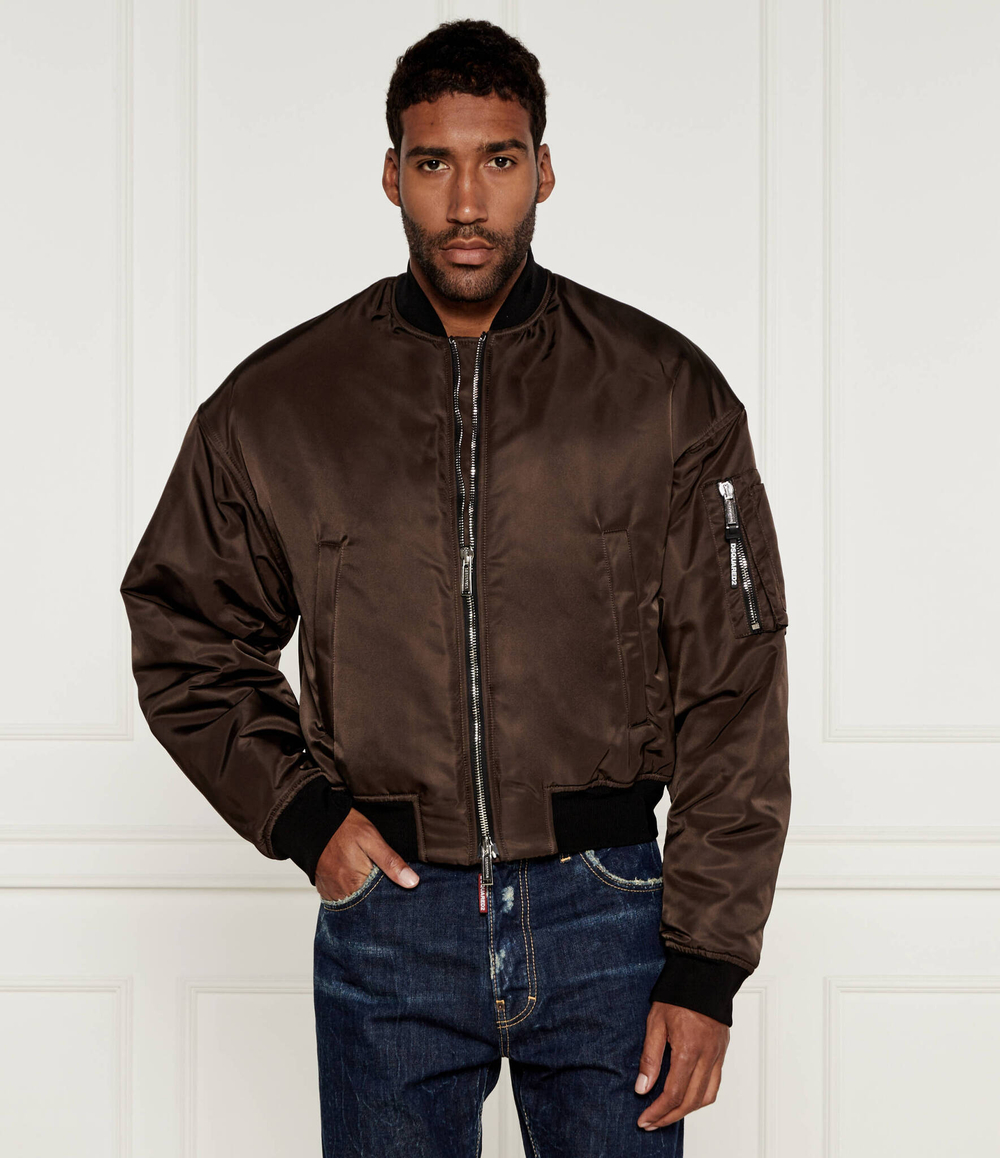 Куртка бомбер 80 Dsquared2 - коричневый(S71AN0578 S35411)