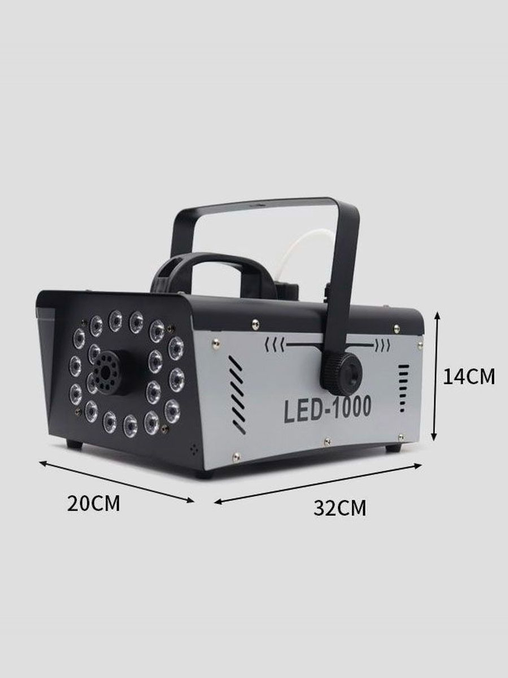 Генератор дыма 1000W с RGBW подсветкой и эффектом стробоскопа