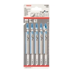 Пилки для лобзика по металлу T 318 В, HSS BOSCH 2608631404