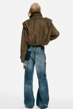 УКОРОЧЕННЫЙ ТРЕНЧ СО СКЛАДКАМИ — ZARA