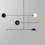Ceiling design lamp Astro Mobile by Stuff ( 3 lampshade )