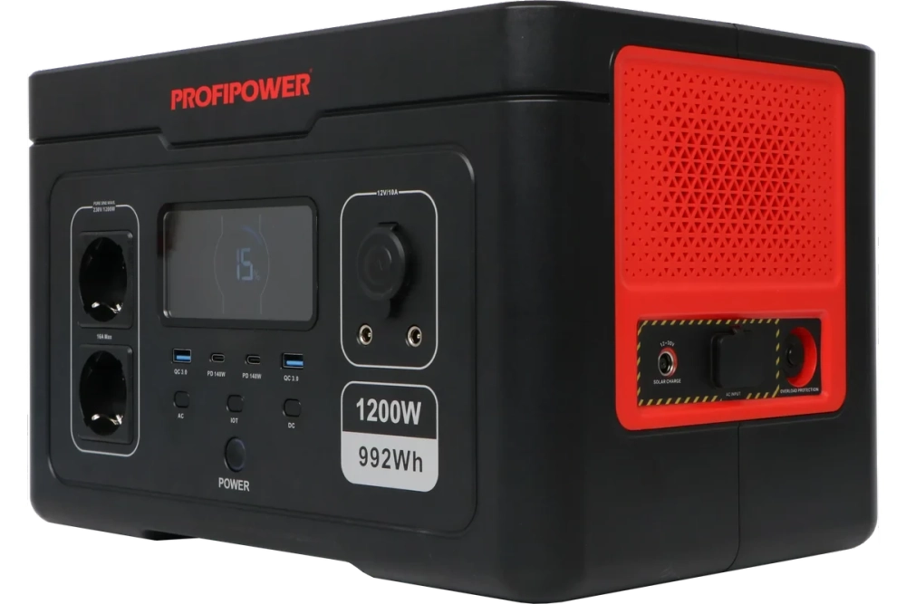 Портативная аккумуляторная электростанция Profipower ПЭ-1200PRO, 1200Вт