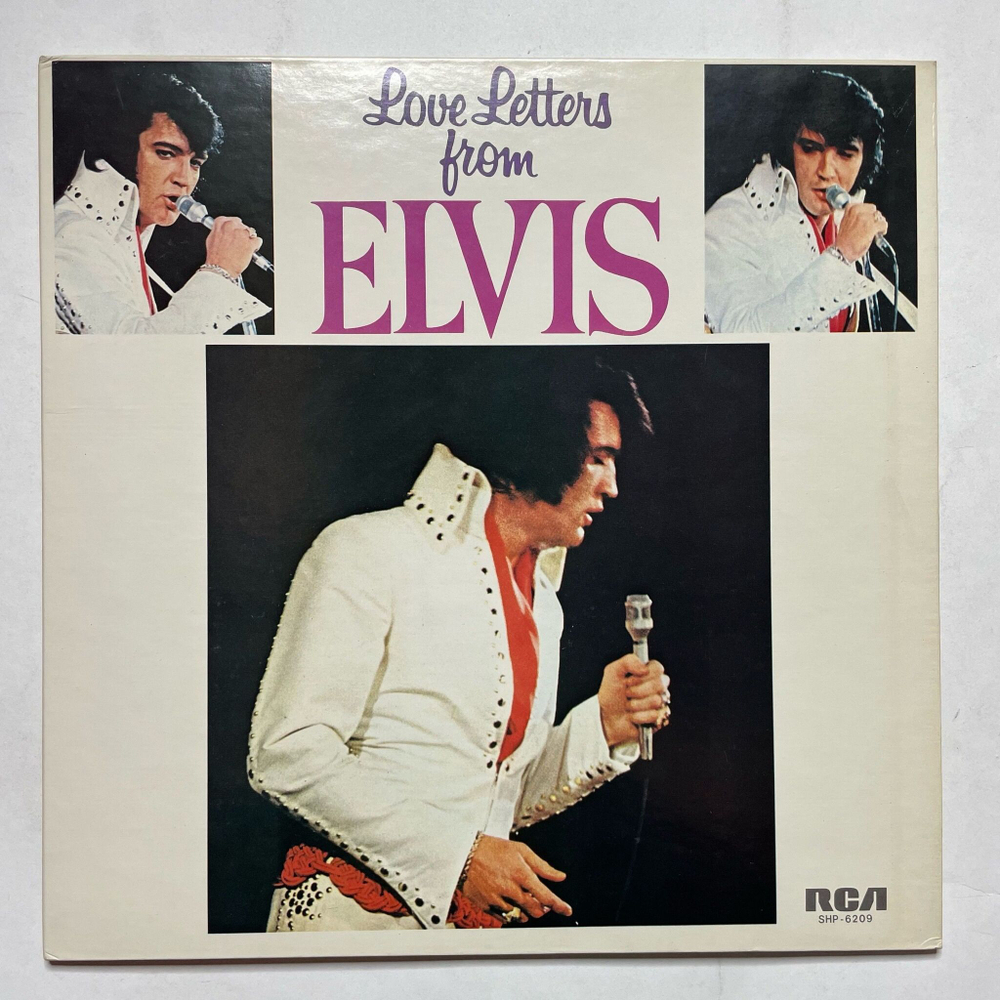 Винтажная виниловая пластинка LP Elvis Presley Love Letters From (Japan 1971) (No Obi)
