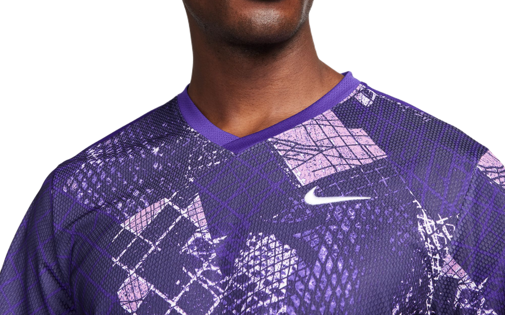 Мужская теннисная футболка Nike Court Dri-Fit Victory Novelty Top - field purple/white