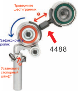 Приспособление для фиксации натяжного ролика (TOYOTA) JTC