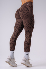 Леггинсы Push-Up Compression Leopard Leggings PRIMAL 849 Коричневые