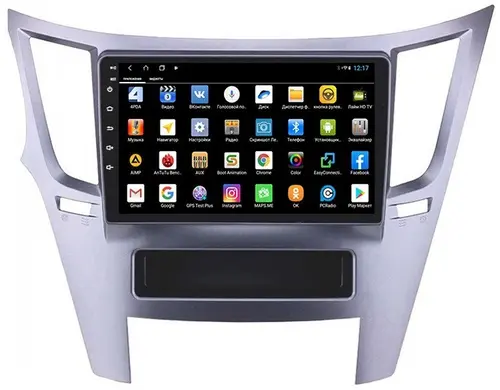 Магнитола для Subaru Legacy, Outback 2009-2015 (левый руль) - Parafar PF794XHD на Android 13, CarPlay, 4G SIM-слот