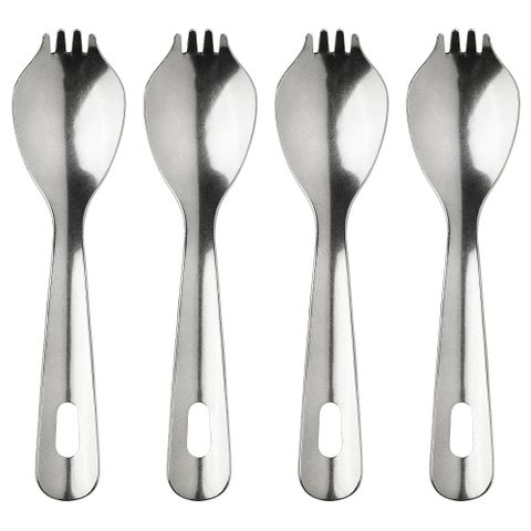 Ложка-вилка IKEA NABBFISK (НАББФИСК), Нержавеющая сталь, 17 см
