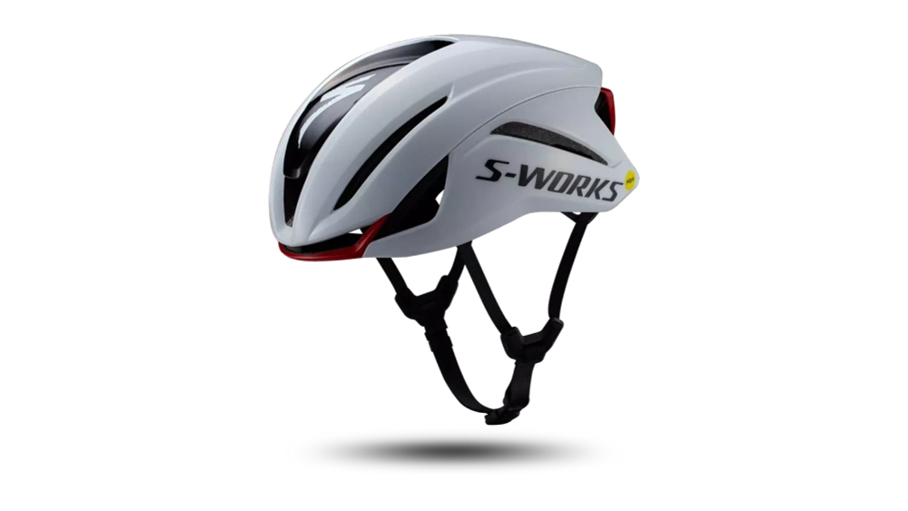 Шлем велосипедный S-Works Evade 4 white\red