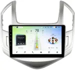 Магнитола для Chevrolet Cruze 1 2012-2015 (рамка серебро) - Teyes CC4L монитор 9" IPS, Android 14, Быстрая, Snapdragon 662, CarPlay, 4G SIM-слот