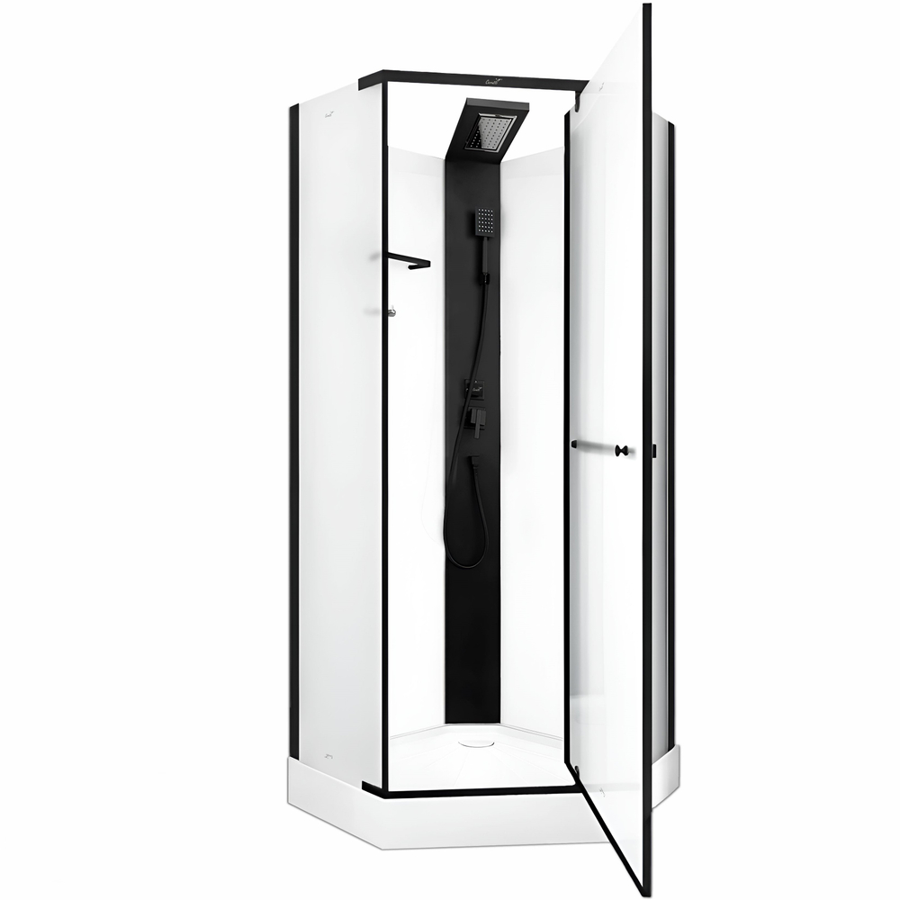 Душевая кабина Ceruttispa (ЧеруттиСпа) CHIKA901BF, с низким поддоном, 90x90x225