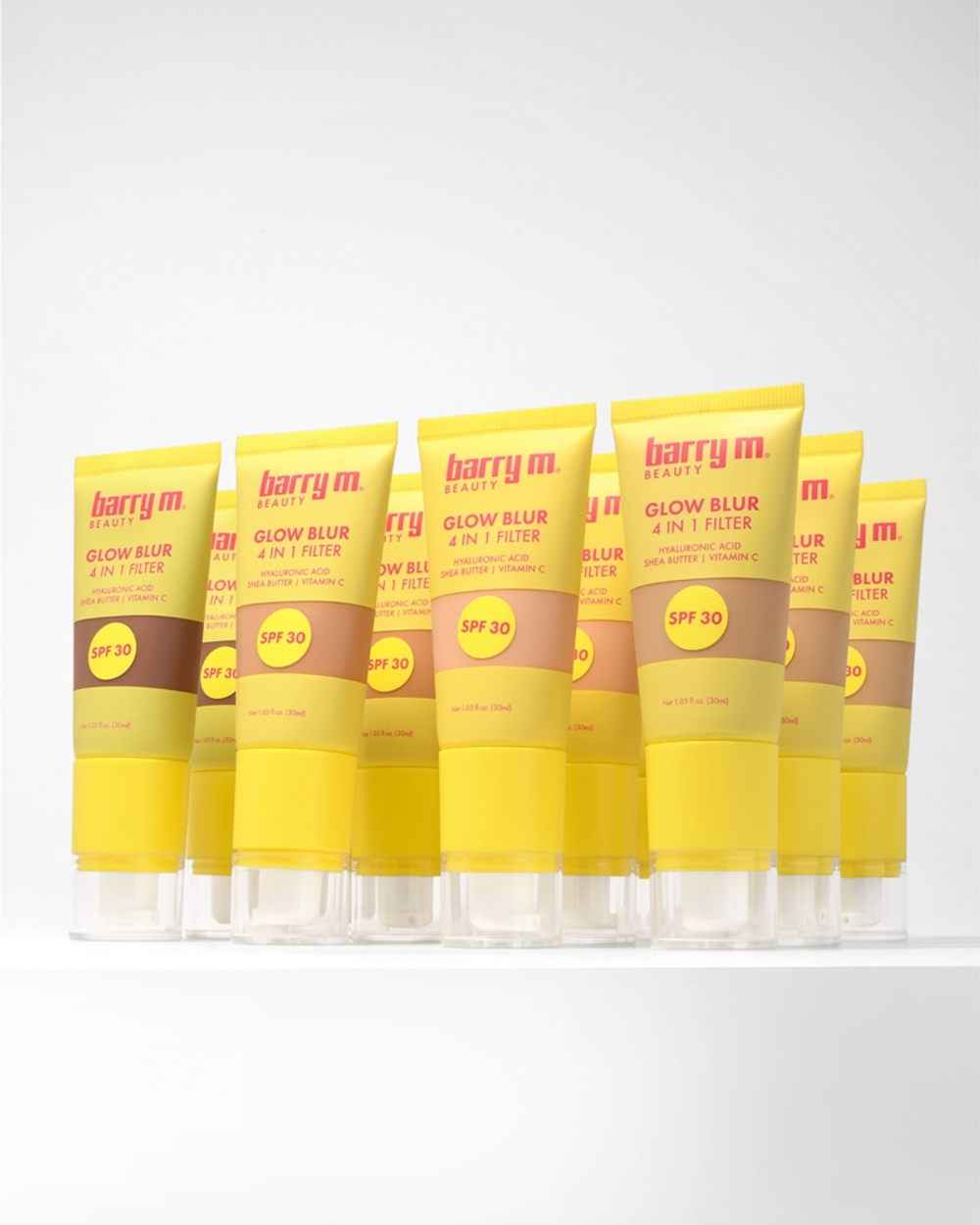Barry M Glow Blur - Основа для макияжа с SPF 30 оттенок Medium, 30 ml