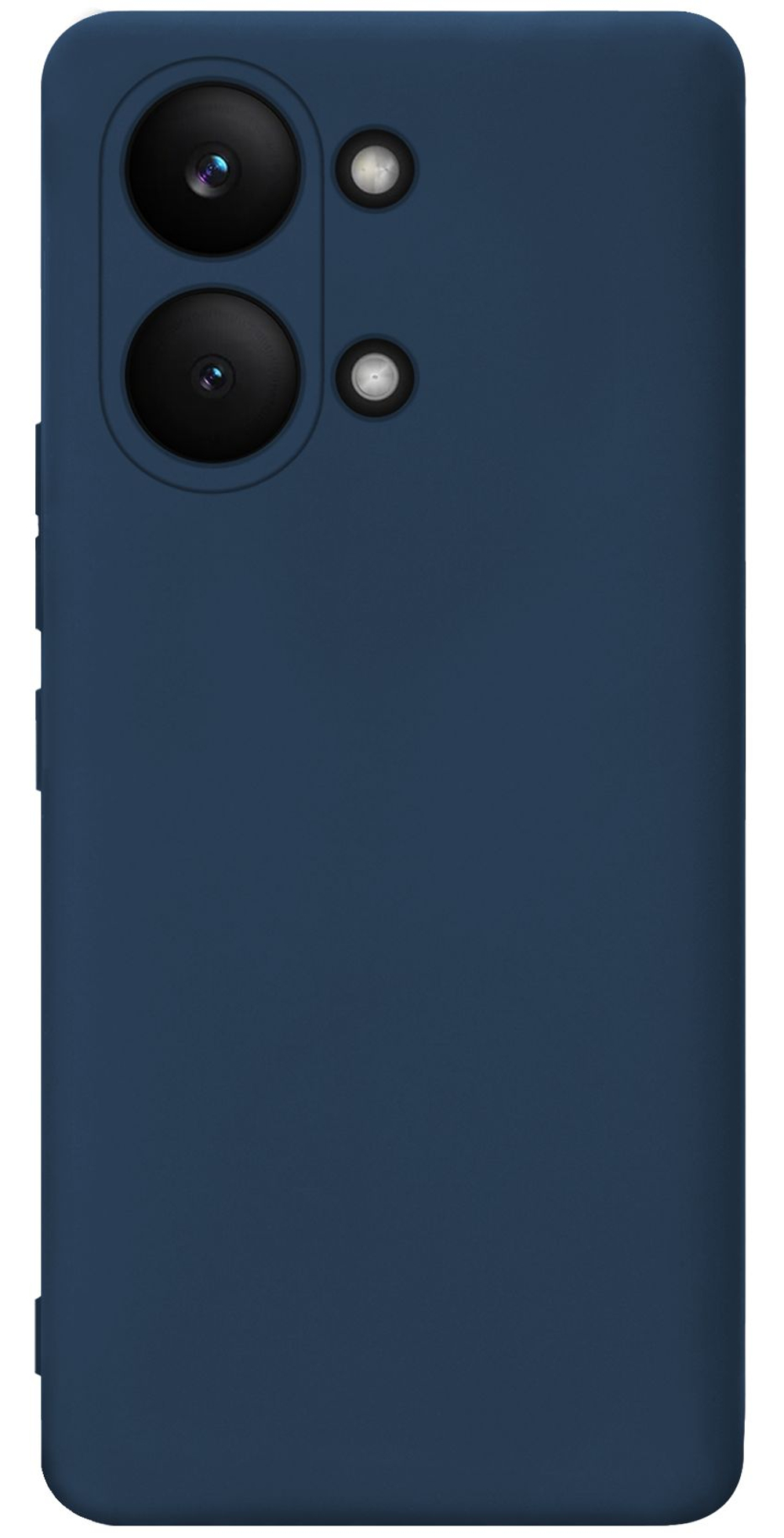 Мягкий Soft Touch чехол из силикона для POCO X8 PRO MAX с бархатной подкладкой