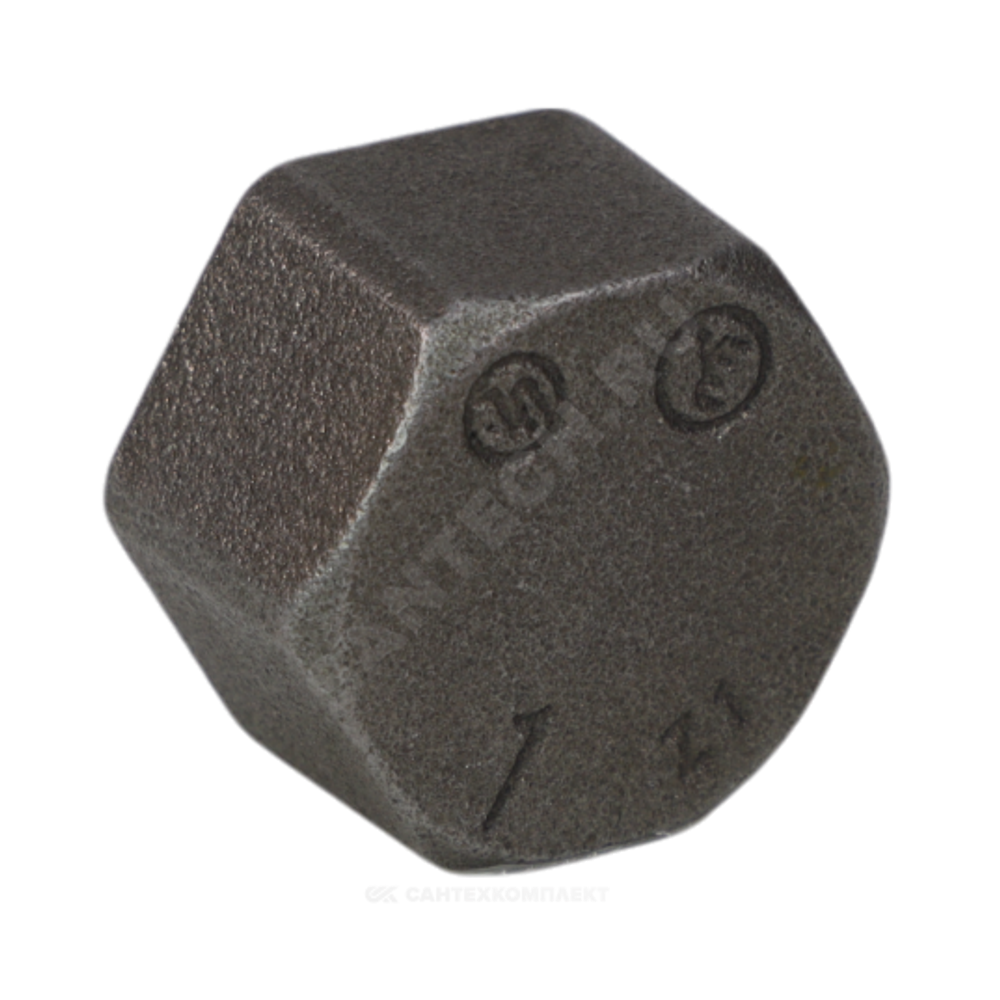 Заглушка чугун Ду 15 (1/2") ВР Fittex PLUS