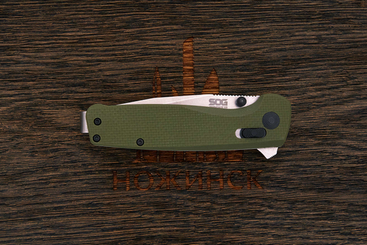 Складной нож SOG Terminus XR, сталь D2, рукоять G10 оливковый