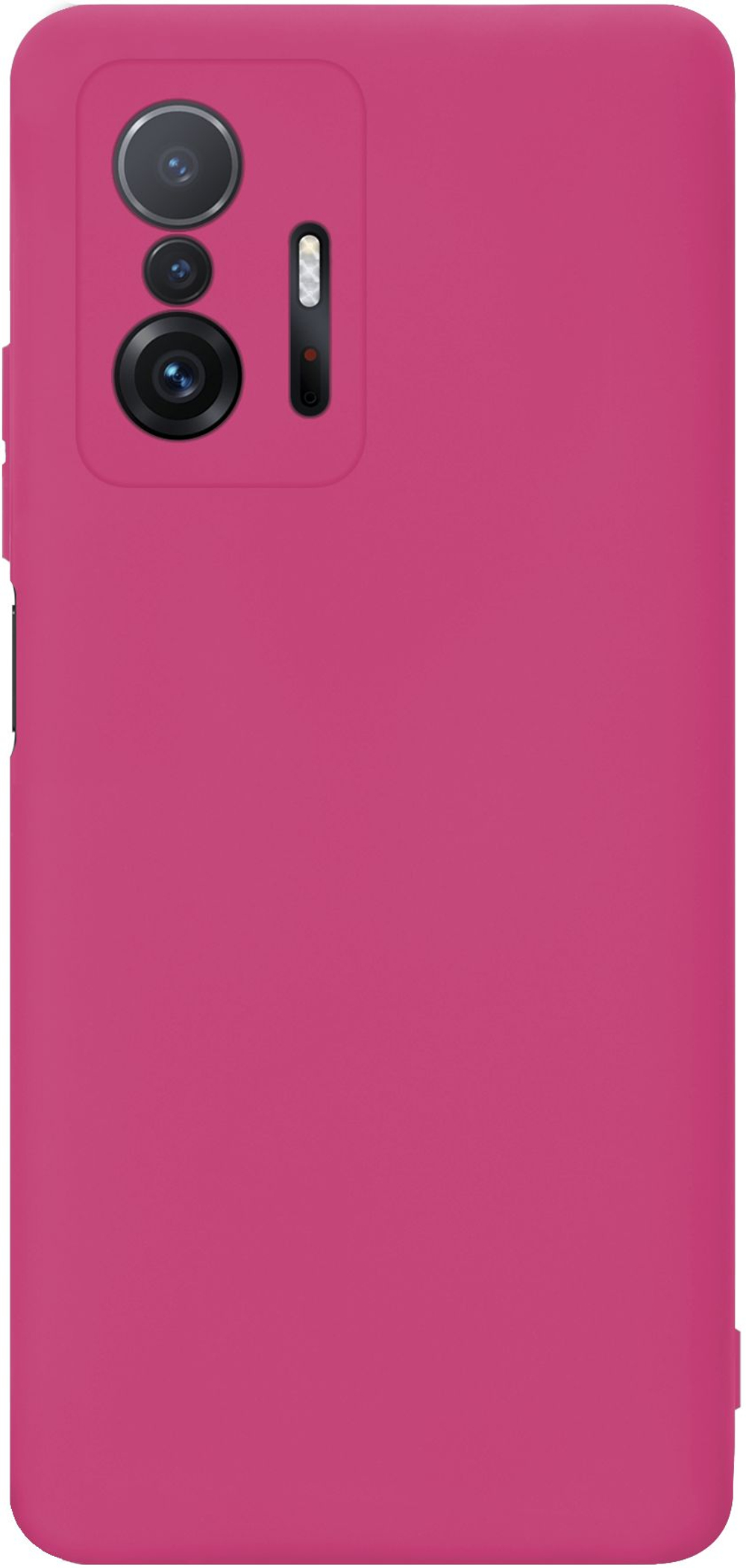 Мягкий Soft Touch чехол из силикона для XIAOMI 11T PRO / 11T с бархатной подкладкой