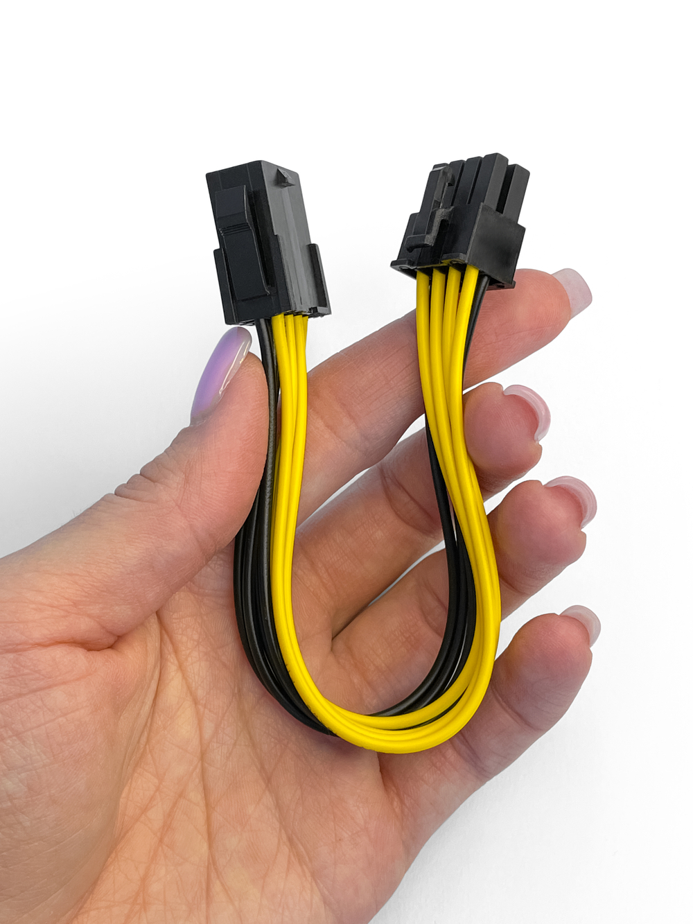 Удлинитель CPU 8pin-8pin для процессора, кабель питания для материнской платы, 20 см