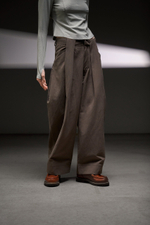 Брюки Blue Monte Pleated Casual Pants "Metasequoia Brown" Women’s