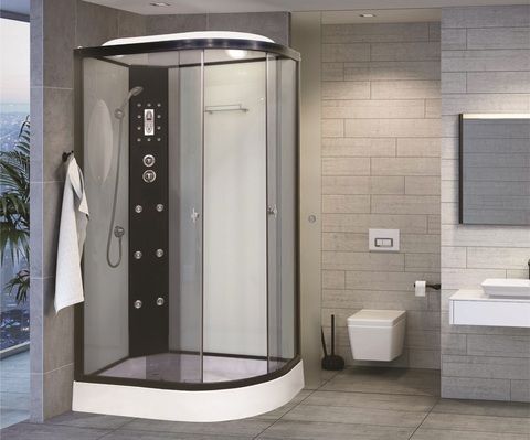 Душевая кабина Niagara Ultra NG-1903-01L (120х80х220) низкий поддон(16см),черный,стекло тонированное