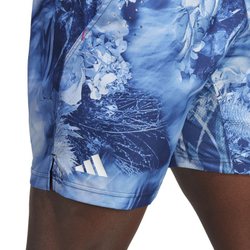 Мужские теннисные шорты Adidas Melbourne Ergo Tennis Graphic Shorts - разноцветный/victory blue/white