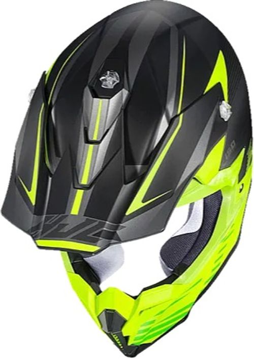 Купить Мотошлем Кроссовый HJC i50 Fury MC3HSF / Черно-желтый