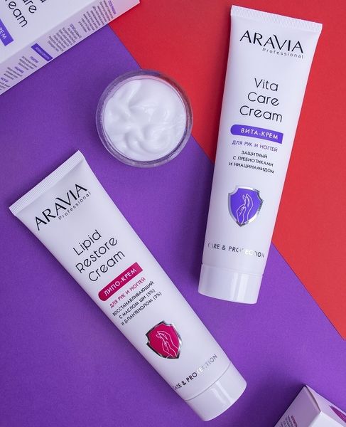 Защита и восстановление кожи рук - кремы Aravia Professional Защита и восстановление кожи рук - кремы Aravia Professional