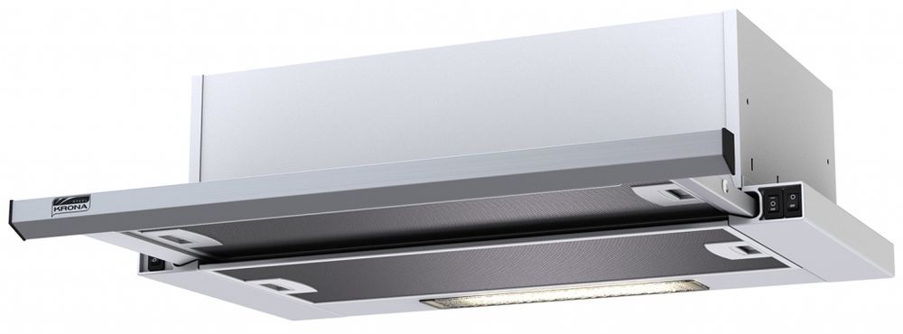 Вытяжка  Krona "KAMILLA" slim 600 inox ( 2 мотора)